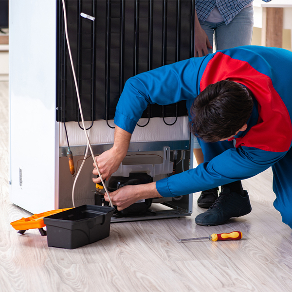 how much do you charge for refrigerator repair services in Warren VT